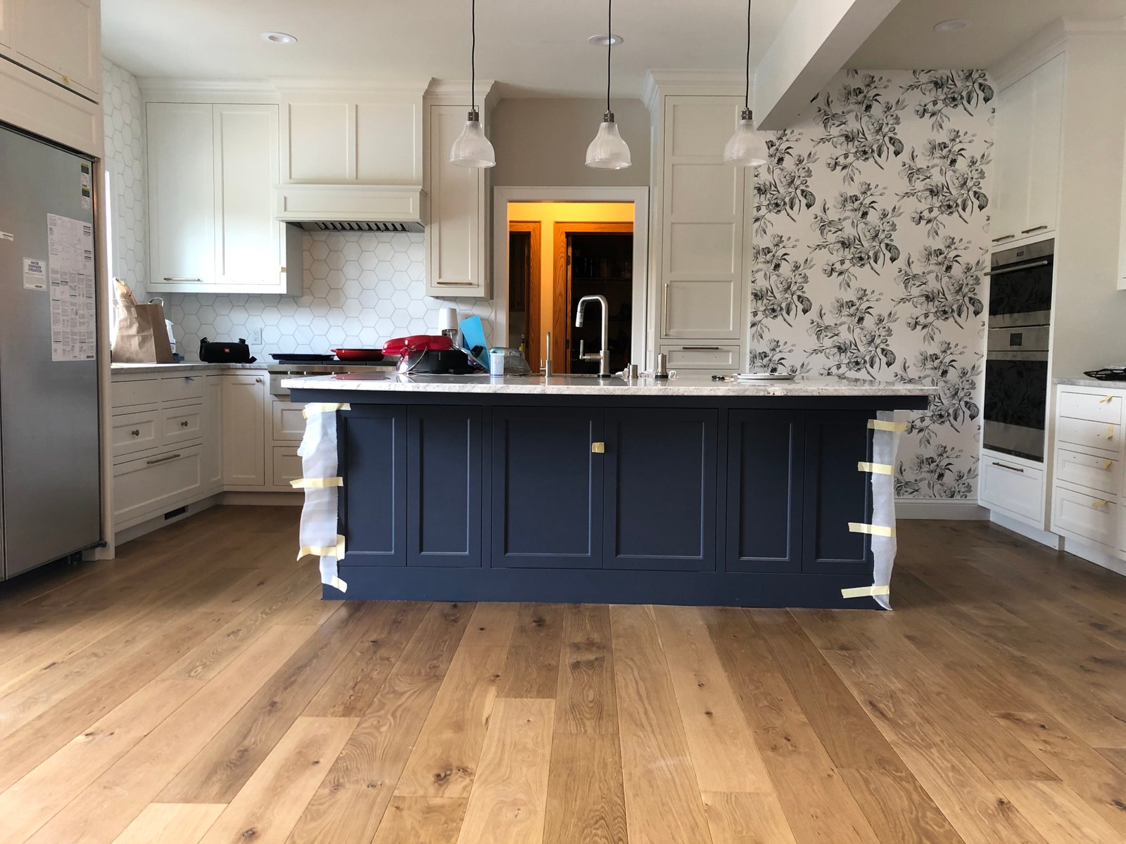 Chevron and herringbone flooring