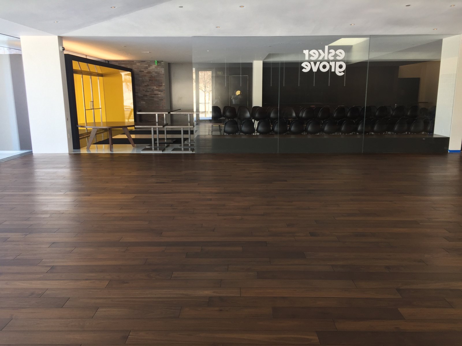 Completed flooring project